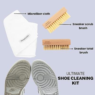 3PCS Shoe Cleaning Kit - Suede Cleaning Brush, Horse Hair Brush For Leather  Care, Shoe Polish Applicators