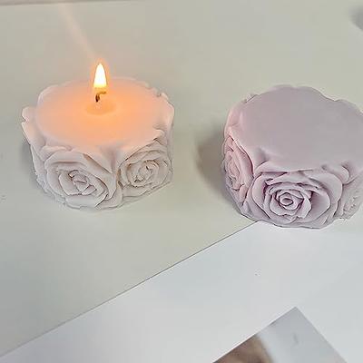 Rose Candle Mold Rose Flower Mold 3D Flower Resin Casting Mold