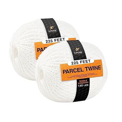 Parcel Twine - Polyester Cord Twine String 225' - Extra Strong