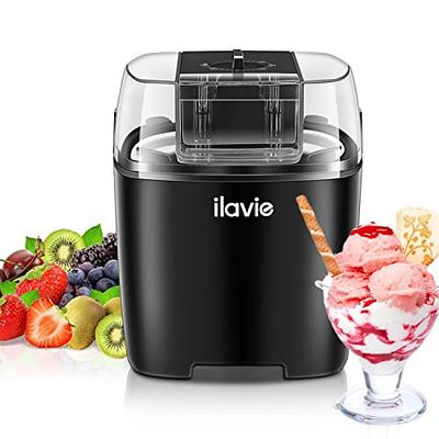 Ice Cream Maker Machine 1.5 Qt Automatic Homemade Electric Ice Cream Machine  Soft Serve : : Home