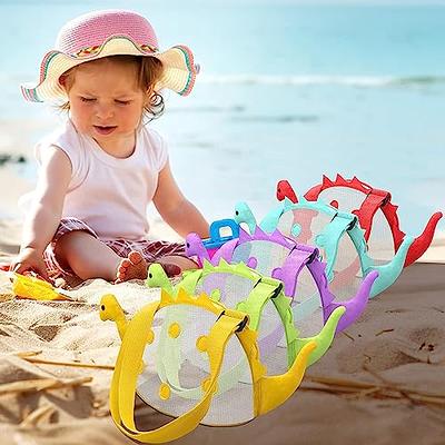 TOY Life Collapsible Beach Toys for Kid Toddler with 3 Shell Collecting  Bag, Sand Toys for Toddler Kid with Sand Bucket Shovel, Travel Sandbox Toy  for