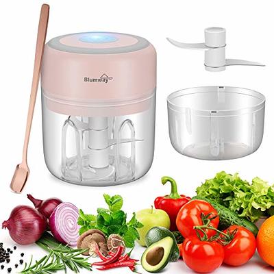 Pink Portable Electric Mini Chopper With USB