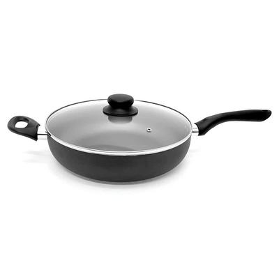 NutriChef 14 in. Ceramic Non-stick Frying Pan in White NCHG14 - The Home  Depot