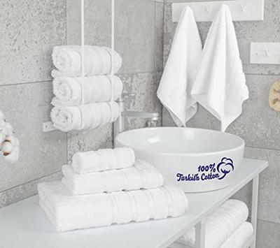 Lane Linen Cotton Bath Towels for Bathroom Set - 18 PC Bathroom Towels Set - 4 Bathroom Towel Set, 6 Hand Towels for Bathroom, 8 Washcloths, Soft