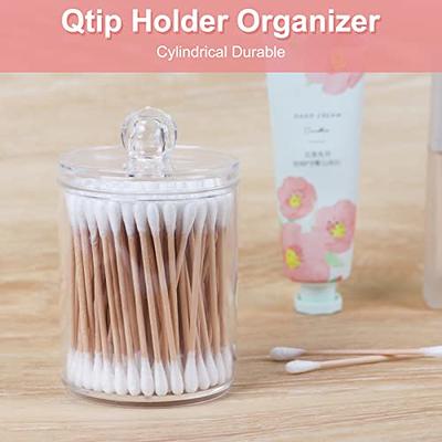 Cotton Swab Storage Box Cosmetic Box Qtip Container With Lid