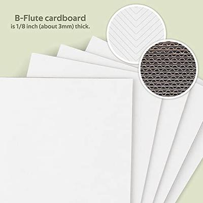  White Cardboard Sheet 8 1/2 X 11 - .022 Thick