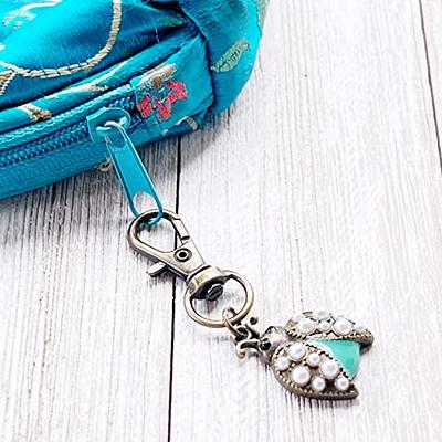 Butterfly Zipper Pull for Backpacks, Cute Rhinestone Purse Charms