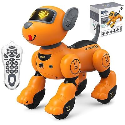 Amdohai Interactive Puppy - Smart Pet, Electronic Robot Dog Toys for Age 3 4 5 6 7 8 Year Old Girls, Gift Idea for Kids Voice Control&Intelligent
