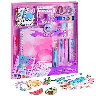 2-Pack DIY Journal Kit - Gifts for Girls Age of 8 9 10 11 12 13 Years Old - Art & Crafts for Tween Kids - Girls Gifts Birthday Ideas - Teen Girls