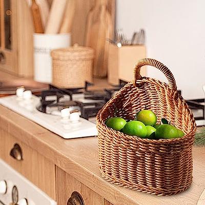 Basket Wicker Storage Office, Wicker Basket Organizers