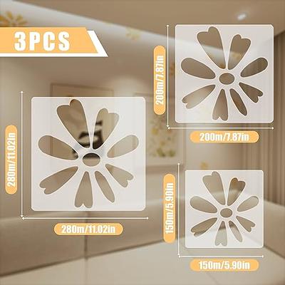 3Pcs Wall Stencils for Painting DIY Wall Painting Stencils