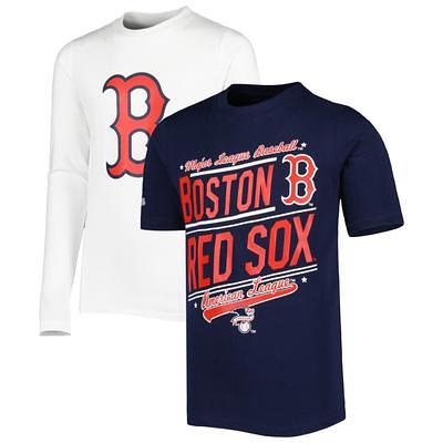 Women's Tiny Turnip White Boston Red Sox Baseball Tie T-Shirt Size: Small