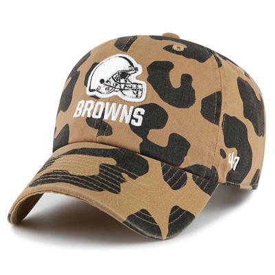 47 Men's Cleveland Browns Clean Up Throwback Brown Adjustable Hat