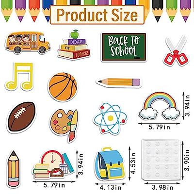 60Pcs Crayon Cut-Outs Crayon Back to School Name Tag Classroom Bulleti –  AsodSway