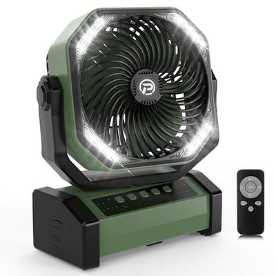  Camping Fan with Remote Control - 65Hrs 12000mAh