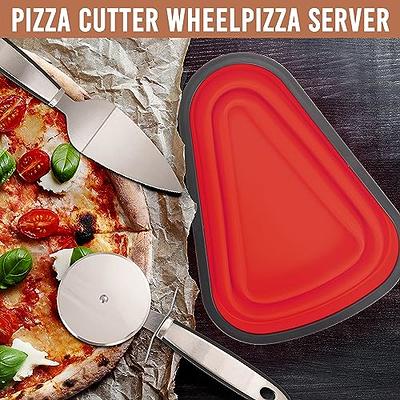 ASELUX Pizza Storage Container Collapsible - 5 Pcs Heating Tray Pizza  Knife, Shovel Pizza Slice Set Organizing, Pizza Plates, Silicone Pizza Box  (Red) - Yahoo Shopping