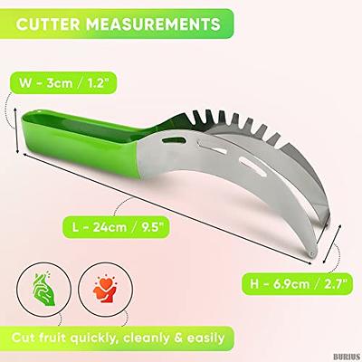 Watermelon Cutter Slicer, Stainless Steel Cutter Quickly Safe Knife, Fruit  Salad Melon Cutter For Kitchen Gadget - Temu