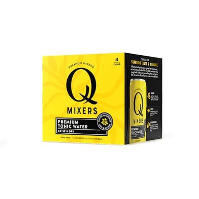 Q Mixers Premium Tonic Water, Premium Cocktail Mixer with Real Ingredients,  7.5 fl oz (Pack of 24)