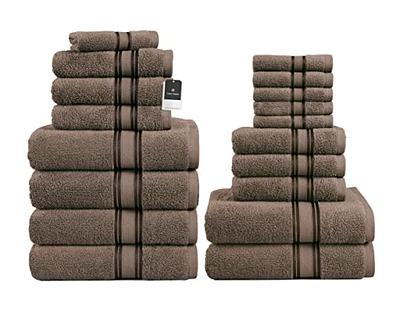 Bath Towels for Bathroom Set-18 PC 100% Cotton White LANE LINEN Soft Spa &  Hotel