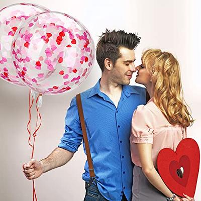 10Pcs Pre Stretched Extra Wide Mouth BoBo Balloons,30 Inch Large Clear  Stuffing Balloons,Giant Transparent Balloons for Valentine's Day/Baby