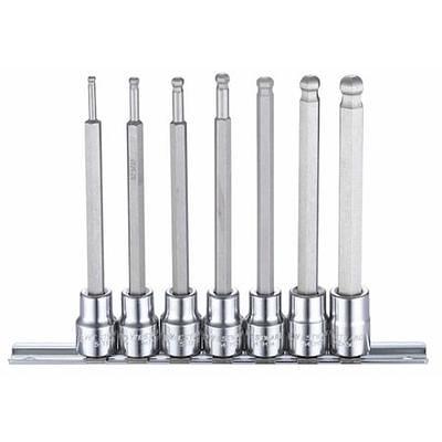 WESTWARD, Metric/SAE, 1/2 in Drive Size, Impact Socket Bit Set