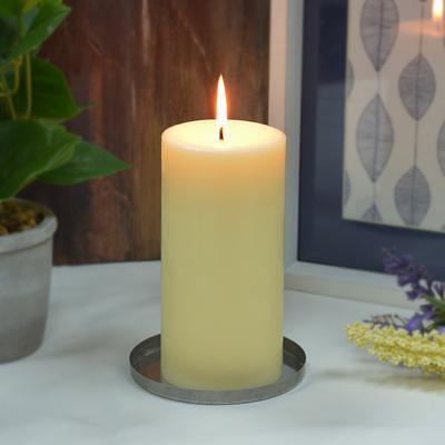 CTW Home Glass Pillar Candle Holders - Set of 3