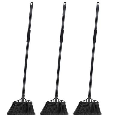 12 Pcs Heavy Duty Broom Bulk 53 Inch Commercial Angle Brooms for