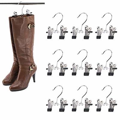 ORLESS Wader Hangers 4-Pair Boot Rack Garage Boot Storage, Cowboy