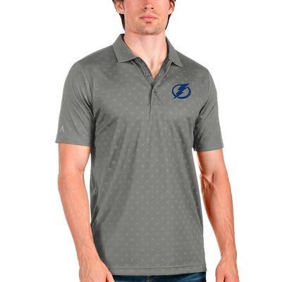 Tampa Bay Rays Cutter & Buck Prospect Textured Stretch Polo - Steel