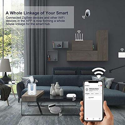 Tuya ZigBee 3.0 Hub: WiFi Smart Home hub, Zigbee Hub Gateway, Smart Life  App & Voice Control, Smart Home Bridge Wireless Remote Controller  Compatible