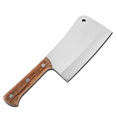 Mueller 7-inch Cleaver Knife, Vegetable Meat Chinese Chef's Knife, German  Stainless Steel with Ergonomic Pakkawood Handle, for Home Kitchen and