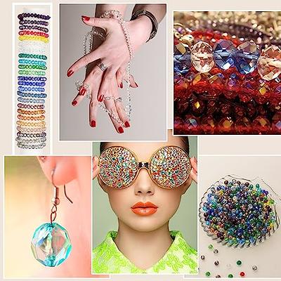 671Pcs Glass Beads Bracelet Making Kits 30 Colors 8Mm Crystal Beads for  Jewelry