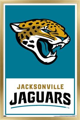 Jacksonville Jaguars 22.4'' x 34'' Magnetic Framed Poster 