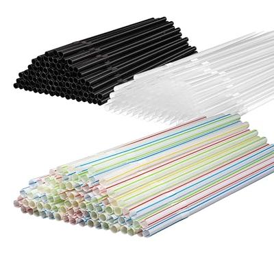 150 PARTY Drinking STRAWS Bendable Flexible Plastic Bendy Straw Assorted  Color