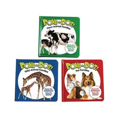 Poke-A-Dot Animal Families - Set of 3 Books by Melissa & Doug