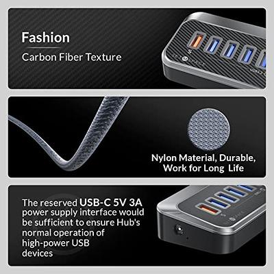 4-Port USB 3.2 Gen 1 Mountable Charging and Data Hub