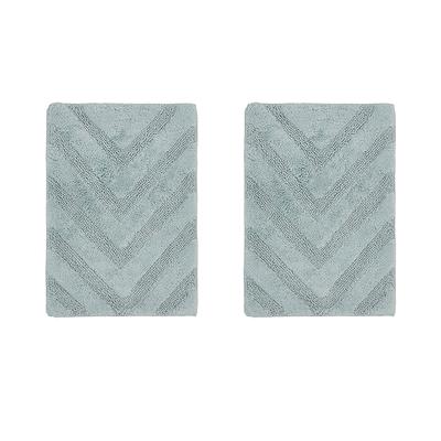 allen + roth 24-in x 40-in Dark Gray Polyester Bath Mat in the