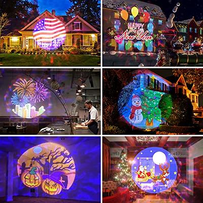  Christmas Projector Lights Outdoor, Waterproof