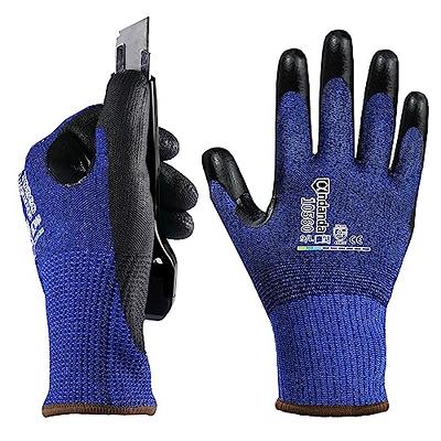 TICONN Work Gloves with Grip for Men and Women, All Purpose 3D