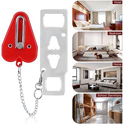 Portable Door Lock 2 Pack Extra Lock Home Security Door Locker Travel  Lockdown Locks for Additional Privacy and Safety in Home,Hotel and Apartment,  Traveling,Prevent Unauthorized Entry - Yahoo Shopping