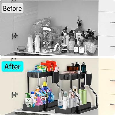 Under Sink Storage, 2 Tier Under Kitchen Sink Organizer, Under Cabinet  Storage, Under Sink Organizer and Storage Bathroom