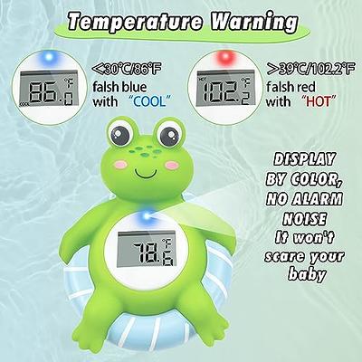 B&H Baby Bath Thermometer, Toddlers Bathtub Water Thermometer, Baby Room and Bath Floating Toy Safety Thermometer, Fahrenheit and Celsius