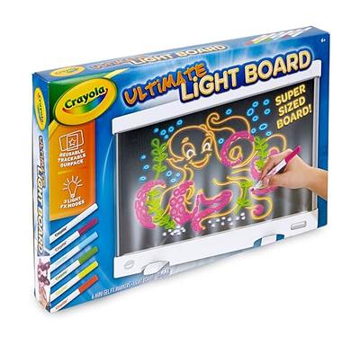  Crayola Light Up Tracing Pad - Blue, Tracing Light Box for Kids,  Drawing Pad, Kids Toys, Gifts for Boys & Girls, Ages 6, 7, 8 : Toys & Games