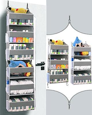Hanging Closet Organizer 6-Shelf, Yecaye Two Separable 3-Shelf