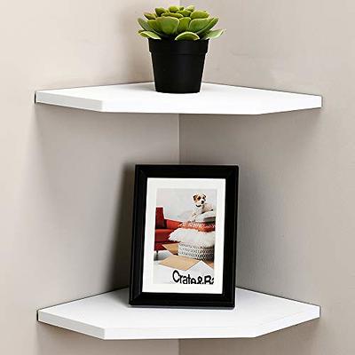 TRIBESIGNS WAY TO ORIGIN Frailey 16 in. Wide White 6 Shelf Corner