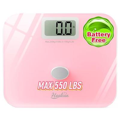 NUTRI FIT Digital Bathroom Scale Body Weight Scales 400 lbs Ultra