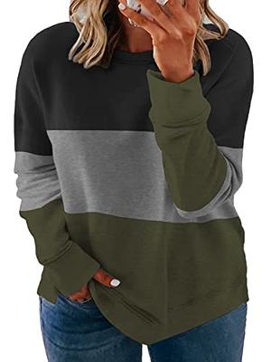 VISLILY 3x Sweatshirts for Women Plus Size Casual Long Sleeve Tops C 22W -  Yahoo Shopping
