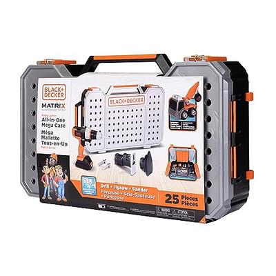 Black+Decker Kids Tools All-in-One Mega Case with Matrix Drill