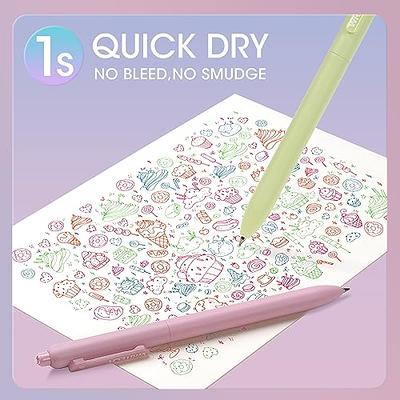  BAYTORY 12Pcs Retractable Erasable Gel Pens No Bleed