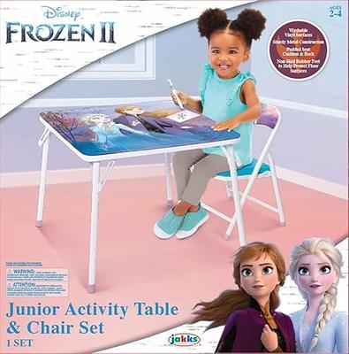 Disney Frozen Activity Table & Chair Set for Toddlers 24-48M, Includes 1  Table & 1